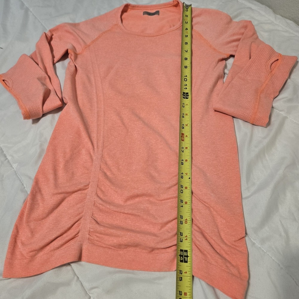 Athleta 2 Piece Bundle Orange Outdoors Gym And Speedlight Seamless Stretch Small - Picture 7 of 10